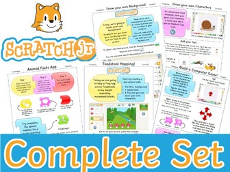 Scratch Jr Complete Teaching Resource Pack. From Beginner to Guru.