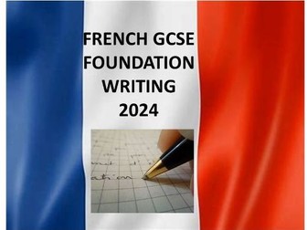 FRENCH GCSE FINAL FRENCH (F) WRITING