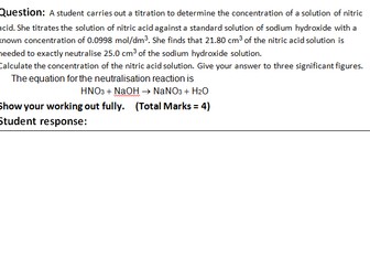 NEW AQA GCSE CHEMISTRY TRILOGY - TITRATION