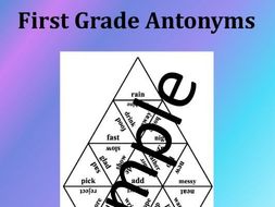 First Grade Antonyms - Puzzle