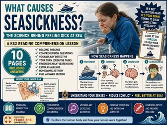 What Causes Seasickness? | KS2 Reading Comprehension | Science