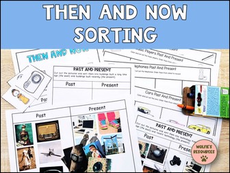 Past and Present History Sorting Activities