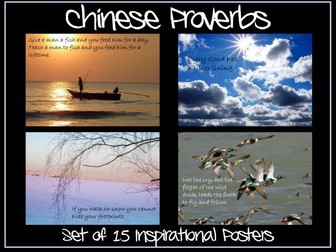 Chinese New Year - Chinese Proverbs Posters