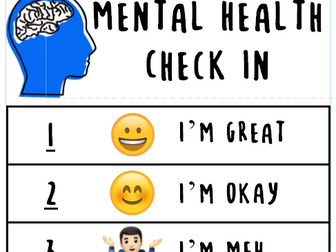 Mental Health Check In