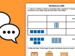 Year 3 Numbers to 1,000 Autumn Block 1 Maths Discussion Problems