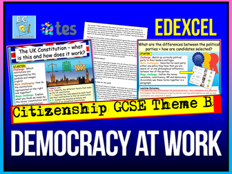 Edexcel Citizenship - Democracy Theme B