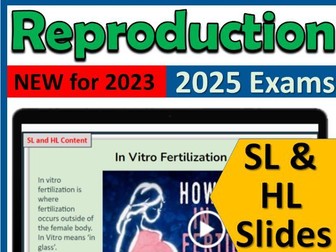 IB Biology D3.1 Reproduction - IB Diploma First Exams 2025