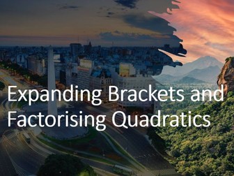 Expanding Brackets and Factorising Quadratics