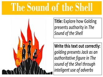 Lord of the Flies - SOW - AQA 2017 GCSE: Powerpoint - 90 Slides