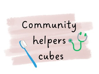 Community Helper Unifix Cubes