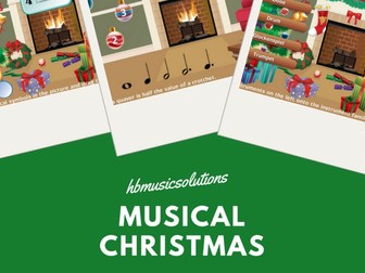 Musical Christmas Interactive Music Games and Activities
