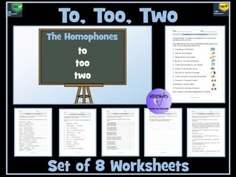 to too two worksheet pdf