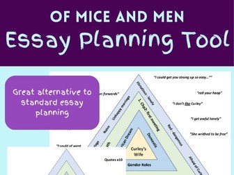 Of Mice and Men Essay Planning Tool (WJEC)
