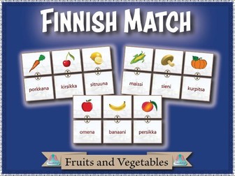 Finnish Match - Fruits and Vegetables