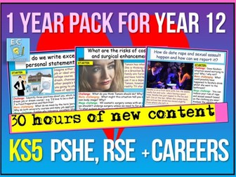 Sixth Form PSHE - Complete Year 12