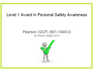 Level 1 Award in Personal Safety Awareness