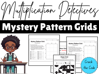 KS2 Mystery Grid Multiplication | Coordinate Plane & Times Tables Activity