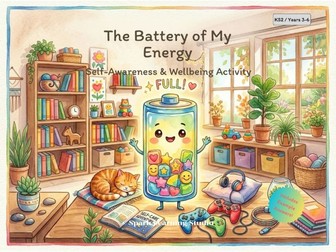 The Battery of My Energy: KS2 SEL Lesson for Energy Management & Overwhelm