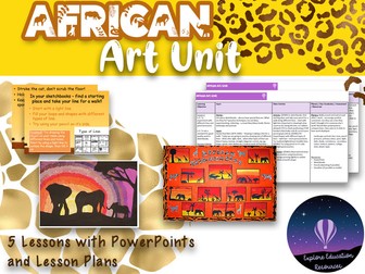 KS1 African Art Unit - 5 Outstanding Lessons