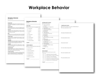 Workplace Behavior
