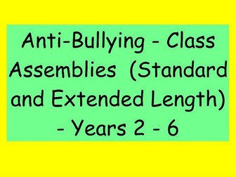 Premium Class Assemblies – Anti-Bullying (Standard & Extended Versions)