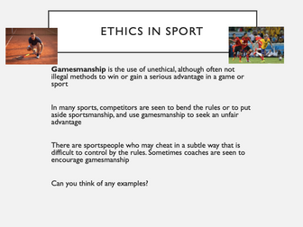 GCSE PE Ethical and Socio-Cultural Issues Bundle
