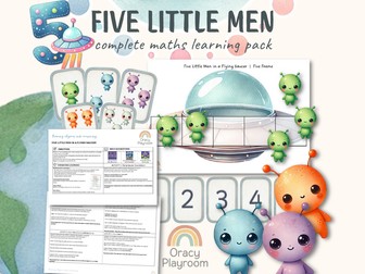 Five Little Men in a Flying Saucer: Counting, Reasoning & Planning Pack