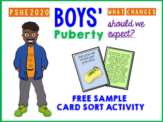 Boys' Puberty Card Sort