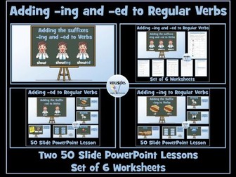 Verbs: Adding -ing and -ed to Regular Root Verbs