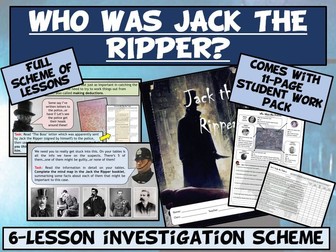 Jack the Ripper KS3 History Mystery BUNDLE!