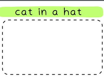 Phase 2 Read and Draw CVC Words and Captions