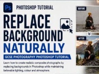 GCSE Replace Background Photoshop Tutorial