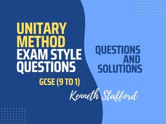 GCSE 9-1 Exam Question Practice - Proportion (Unitary Method)