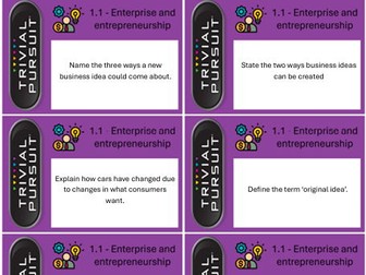 GCSE Business Trivial Pursuit Knowledge Retrieval Game