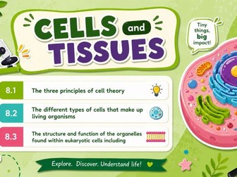 T Level Health Cells & Cell Structure Lesson 8.1–8.3