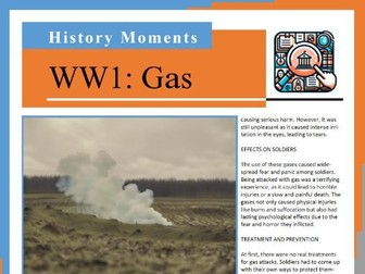 World War One: Gas