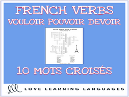French Verbs VOULOIR - POUVOIR - DEVOIR Crossword Puzzles ... French Verbs VOULOIR - POUVOIR - DEVOIR Crossword Puzzles ...