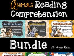 Animals Reading Comprehension Bundle | Teaching Resources