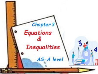 Ch3-P1-Equations & Inequalities