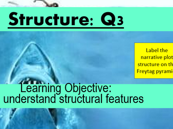 Language Paper 1: Question 3 Structure (JAWS)