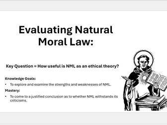 Evaluating Natural Moral Law Lesson