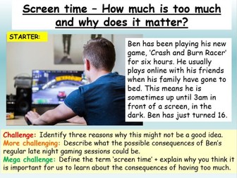 Online Safety - Screen Time