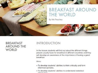 Breakfast around the World - Lessons in Digital Literacy