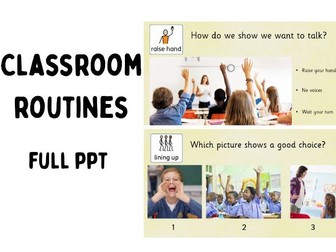 Classroom Routines / Expecations