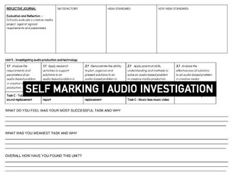 Self Marking UAL | Investigating audio | MEDIA