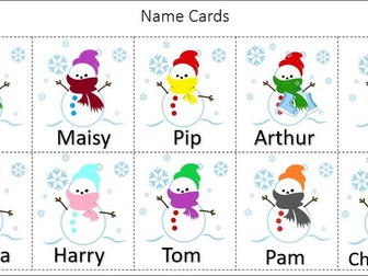 10 Little Snowman Number Rhyme with Activities
