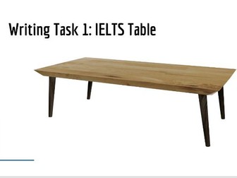 IELTS Writing Task 1 - Tables