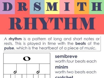 Rhythm DR SMITH Poster