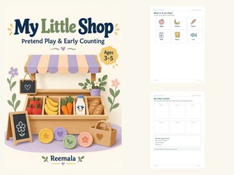 Pretend Shop & Counting Activities | Ages 3–5
