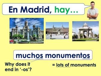 KS3 Spanish - ¿Qué hay en la ciudad? / ¿Qué hay en Madrid?